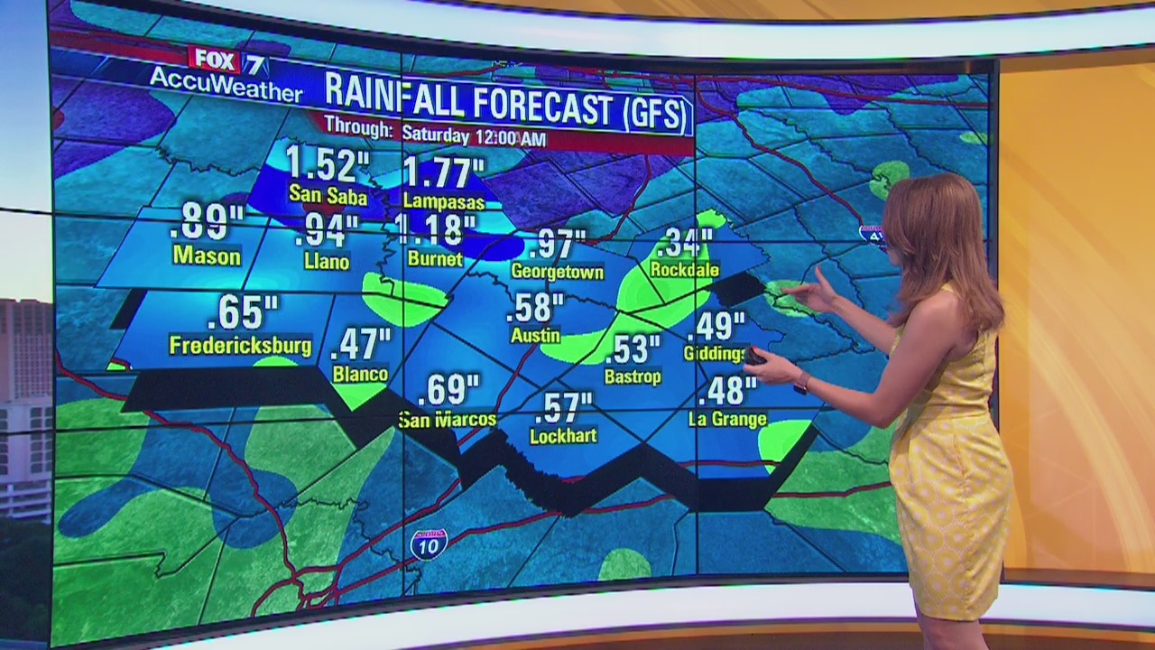 Morning weather forecast for May 25