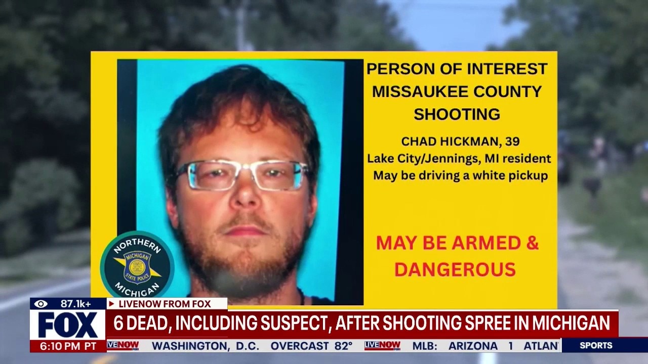 5 killed in Michigan shooting spree, suspect also dead