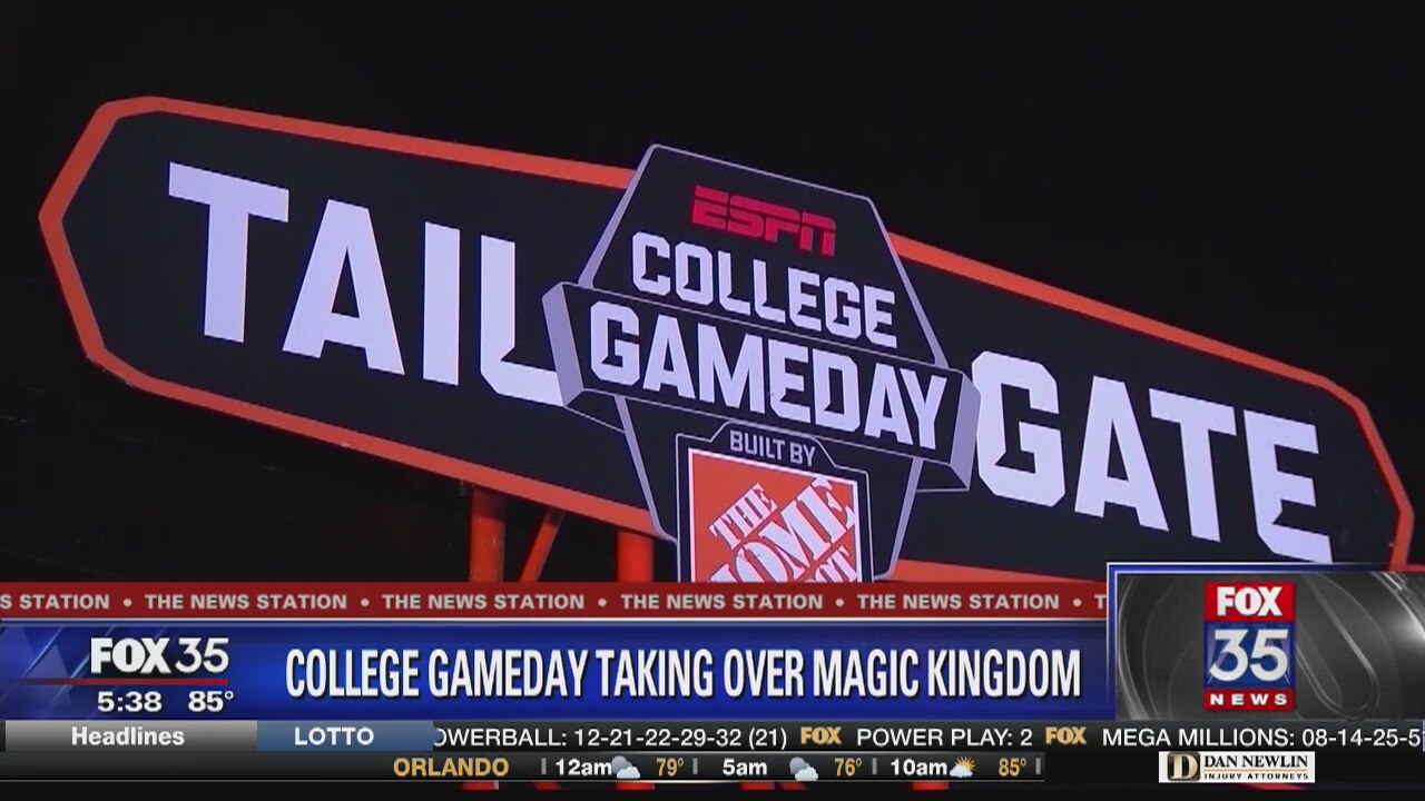 College Game Day show taking over Magic Kingdom