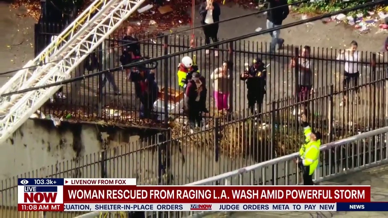 Multiple people rescued from LA river amid heavy storm