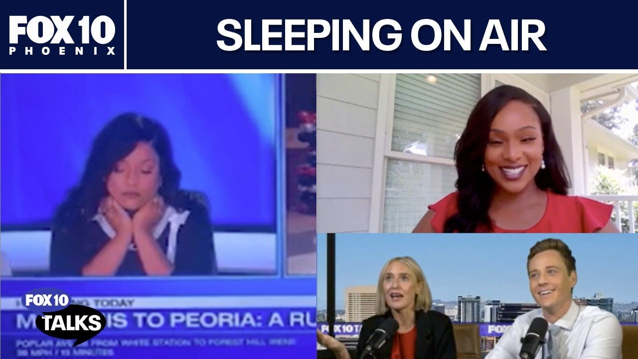 News anchor goes viral after falling asleep on air | FOX 10 Talks