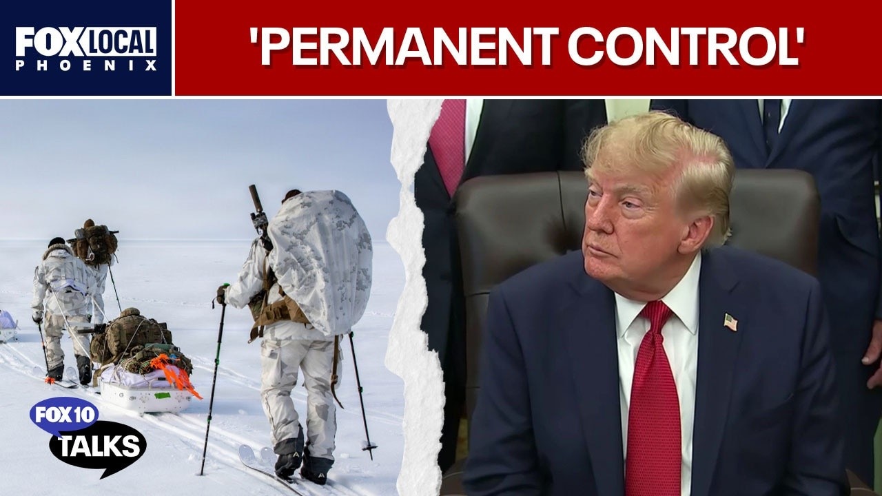 Trump announces control over Greenland's security | FOX 10 Talks