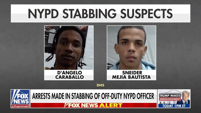 Suspects in NYPD stabbing entered US illegally, DHS says