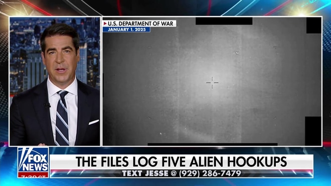 Jesse Watters: Fresh batch of UFO files are pretty juicy