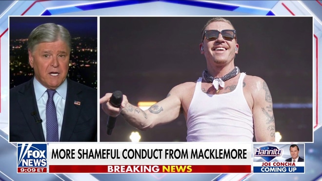 Hannity: Macklemore's rhetoric has been shameful for years