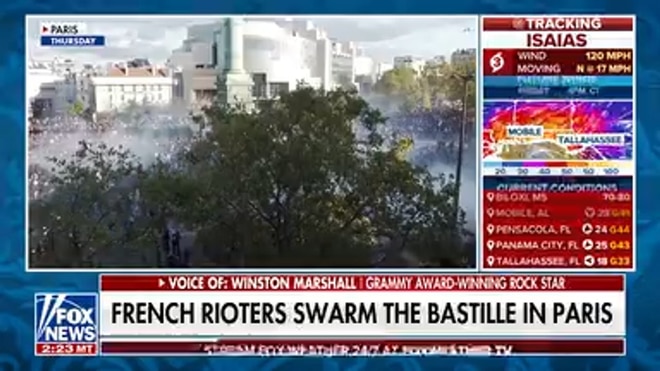 France is 'a flame' as riots rage