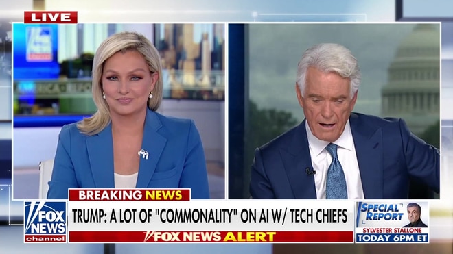 President Donald Trump hosts tech titans to discuss the future of artificial intelligence