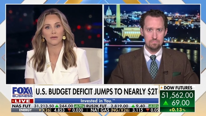 Economist warns US fiscal trajectory heading in wrong direction as $2026 deficit nears $2T