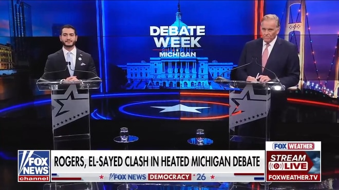 Mike Rogers and Abdul El-Sayed clash in heated Michigan debate