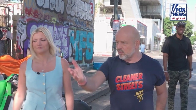 Steve Hilton tours LA's Skid Row, criticizes California's handling of homelessness