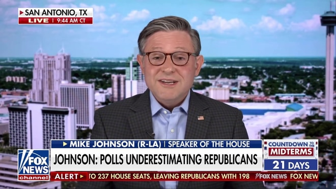 Speaker Mike Johnson says midterm polls are 'wrong': 'Don't buy it!'