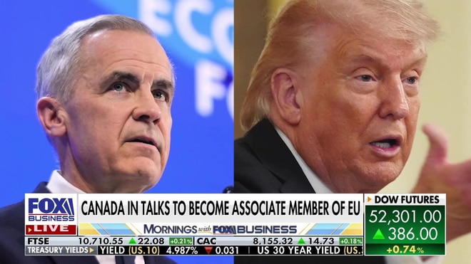 Donald Trump warns of heavy tariffs on Europe amid Canada-EU talks