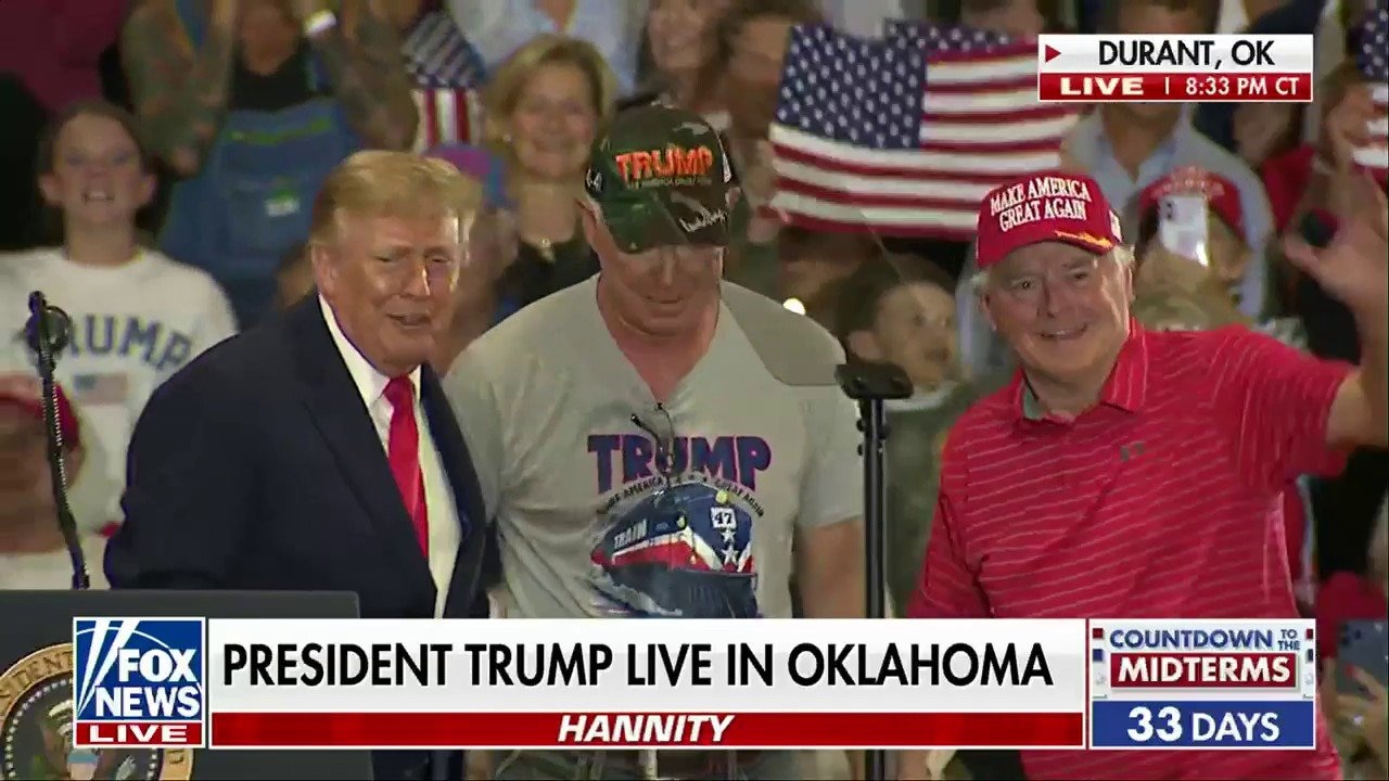 Watch ‘Honor of a lifetime’: Supporters join President Trump on stage ...