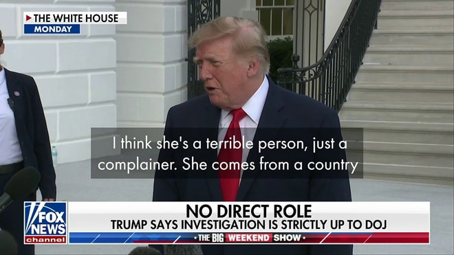 Trump slams 'crooked' Ilhan Omar after federal raid on her home