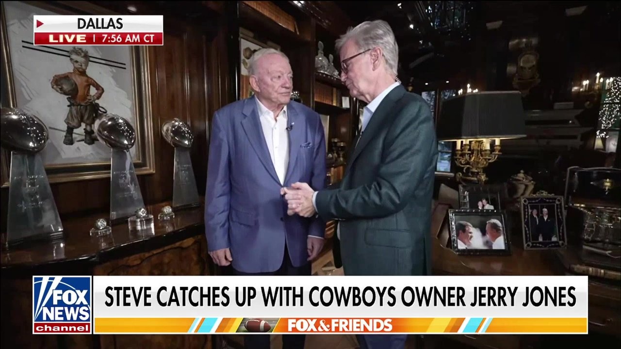 Watch Steve Doocy tours Dallas Cowboys owner Jerry Jones' home - FBN ...