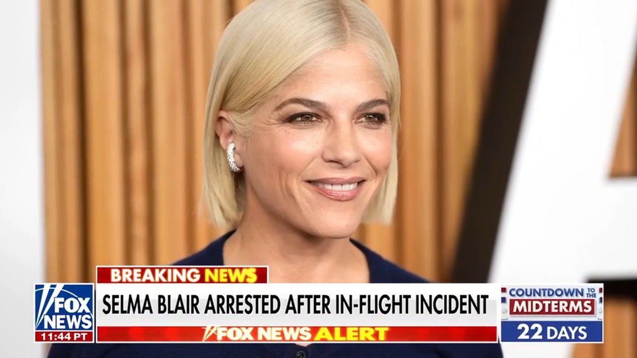 Po Icon Button Watch Actress Selma Blair arrested after alleged midflight incident ...