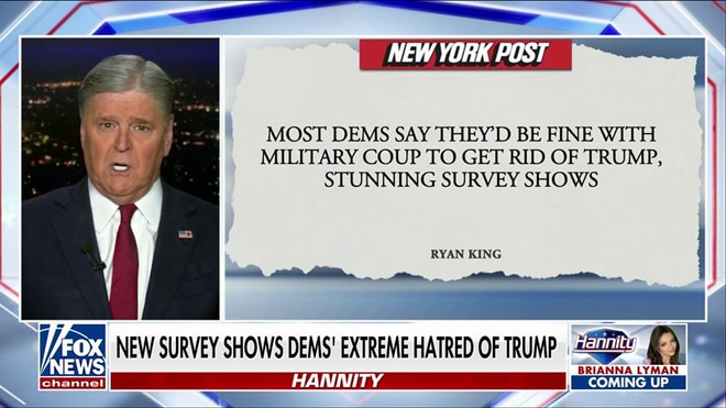 Hannity: You can't trust Democrats with power