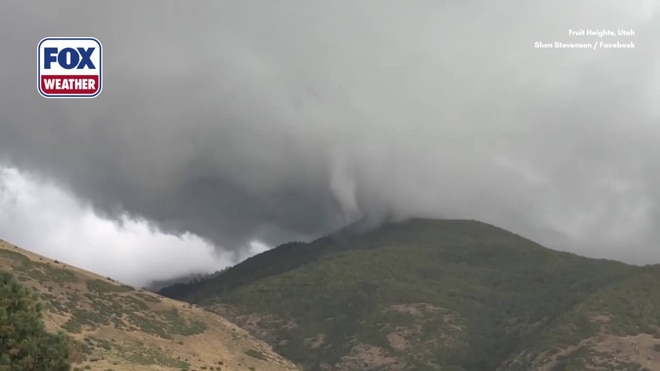MUST WATCH: High elevation Utah tornado caught-on-camera spinning at 7,500 feet