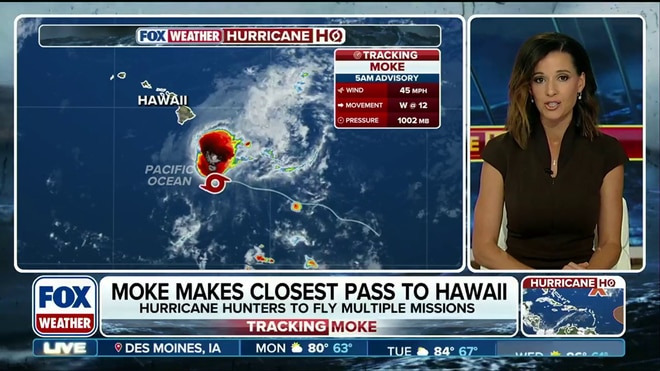 Tropical Storm Moke to approach Hawaii’s Big Island with growing flood threats