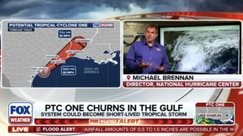 NHC Director Michael Brennan joins FOX Weather to talk about the tropical development of PTC One in the Gulf 