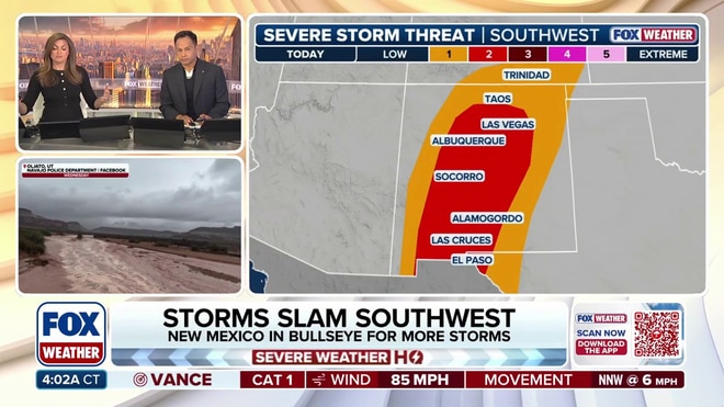 Southwest faces another round of severe weather, flash flooding after rare Tornado Watches