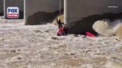 WATCH: Dramatic rescue as firefighters save girl from raging waters at Missouri dam