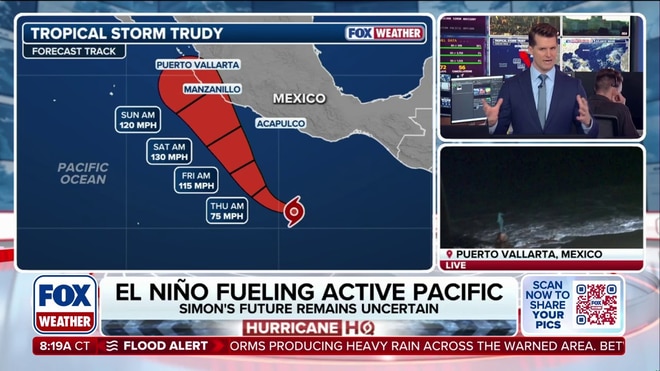 Two of the season's strongest hurricanes could be brewing in the Pacific
