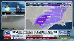 Severe weather threat stretches 2,000 miles from Texas to New England