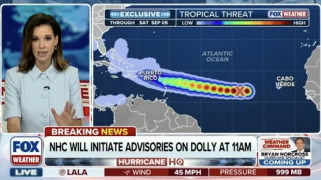 Tropical Storm Dolly forms, battling brewing Super El Niño's hostile conditions in the Atlantic