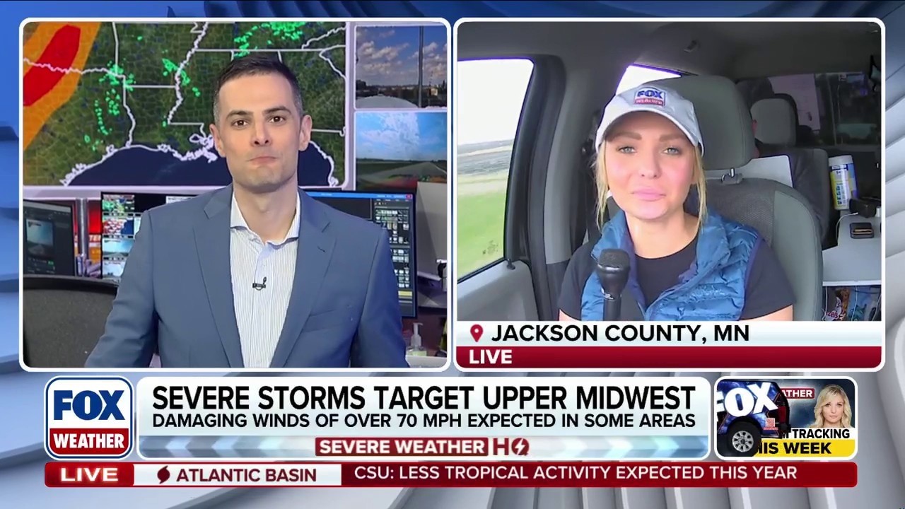 Watch Damaging storms and hail target the Upper Midwest as severe storm ...
