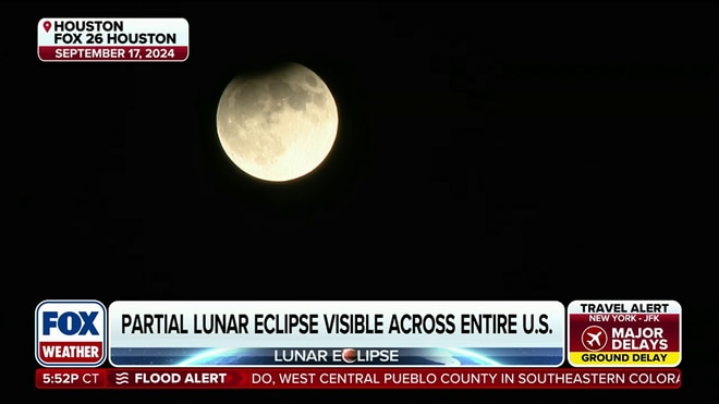 A partial lunar eclipse is set to light up the night sky