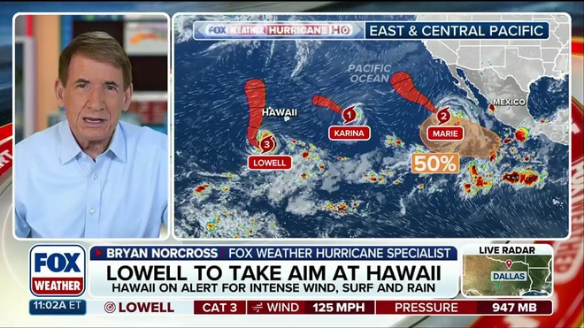 Exclusive analysis: Hurricane Lowell poised for dramatic turn toward Hawaii