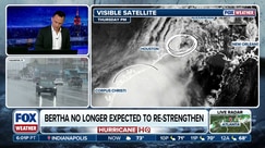 Bertha weakens to a tropical depression