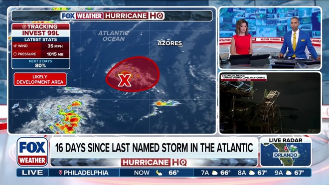 Invest 99L likely to become Tropical Depression Six in the Atlantic this weekend