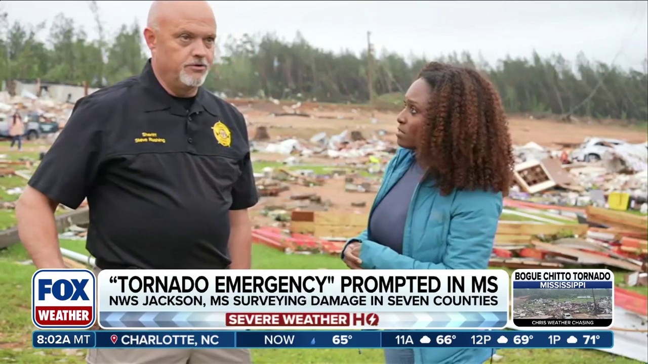 Tornado tears through Bogue Chitto, Mississippi, demolishing multiple mobile homes