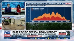 Ocean temperatures abnormally warm in Eastern Pacific just ahead of hurricane season start