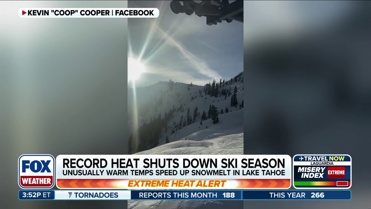Record-breaking heat wave shuts down the West Coast ski season early