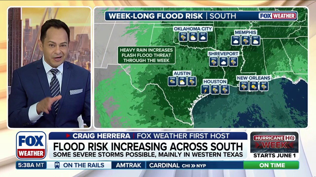 Watch Flood threat for Texas and the South increases through holiday ...