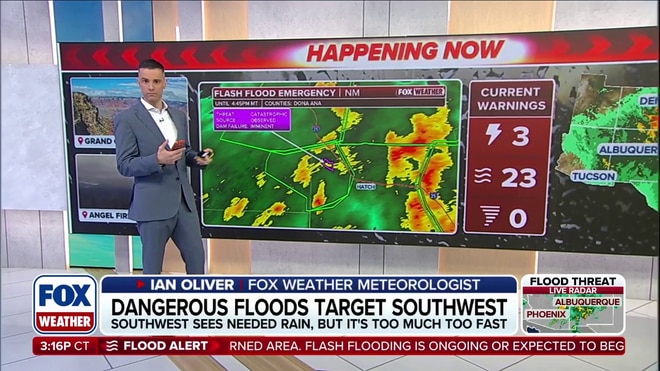 Imminent dam failure triggers Flash Flood Emergency in New Mexico