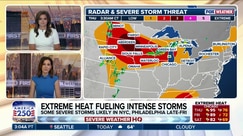 Extreme heat fuels ridge-riding severe storms across a 1,500-mile corridor