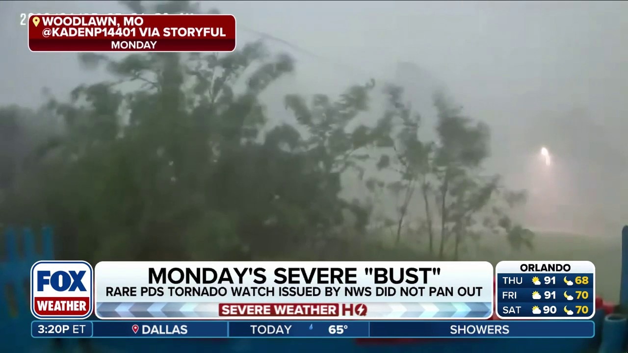 Here's why severe storms didn't perform as expected on Monday