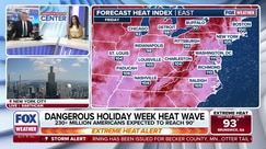 Dangerous heat wave to grip most of the nation for July 4 celebrations