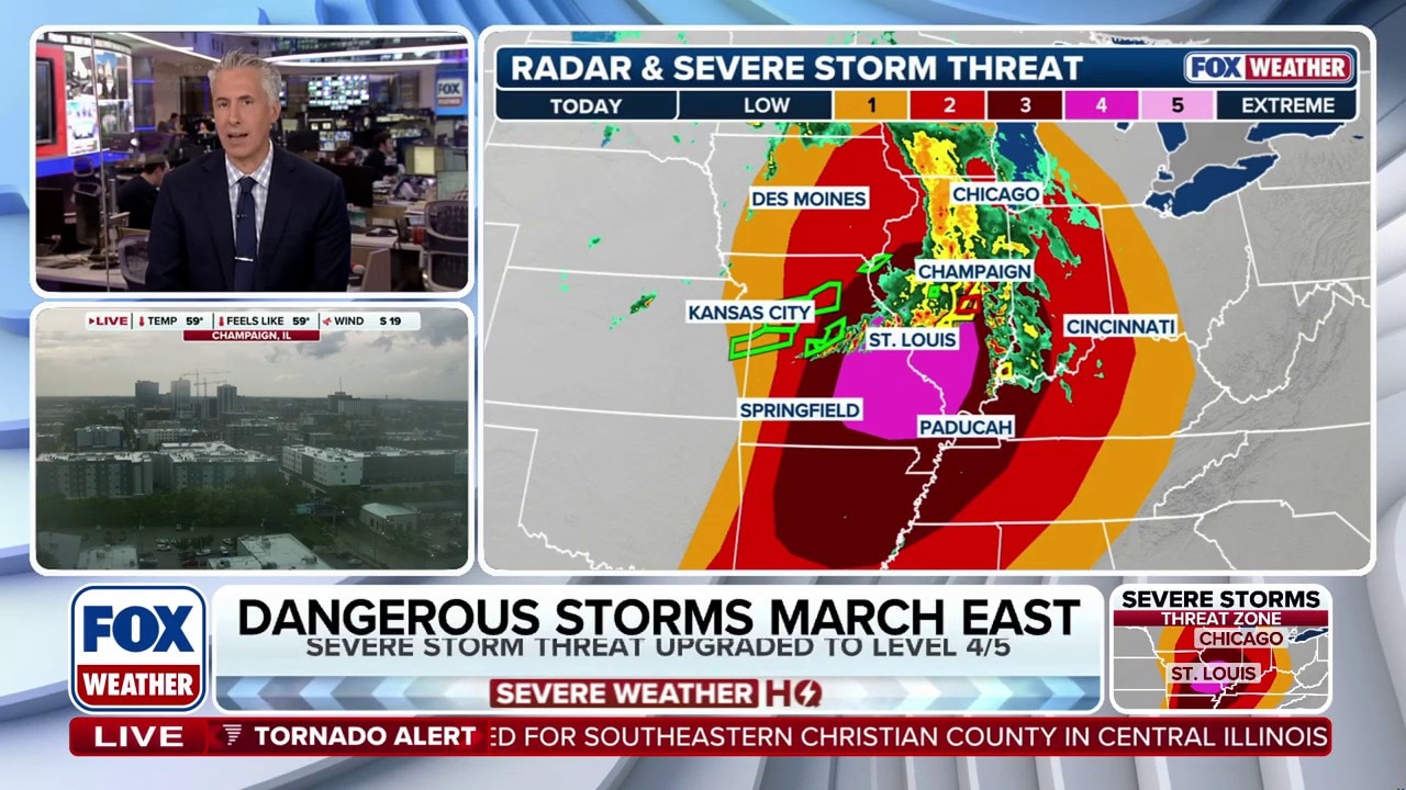 Midwest braces for intense tornado threat as severe weather outbreak puts millions at risk