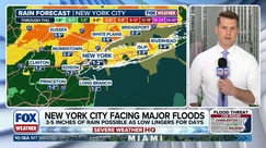 Flash flood threat targets evening commute for New York City, Philadelphia, I-95 corridor 