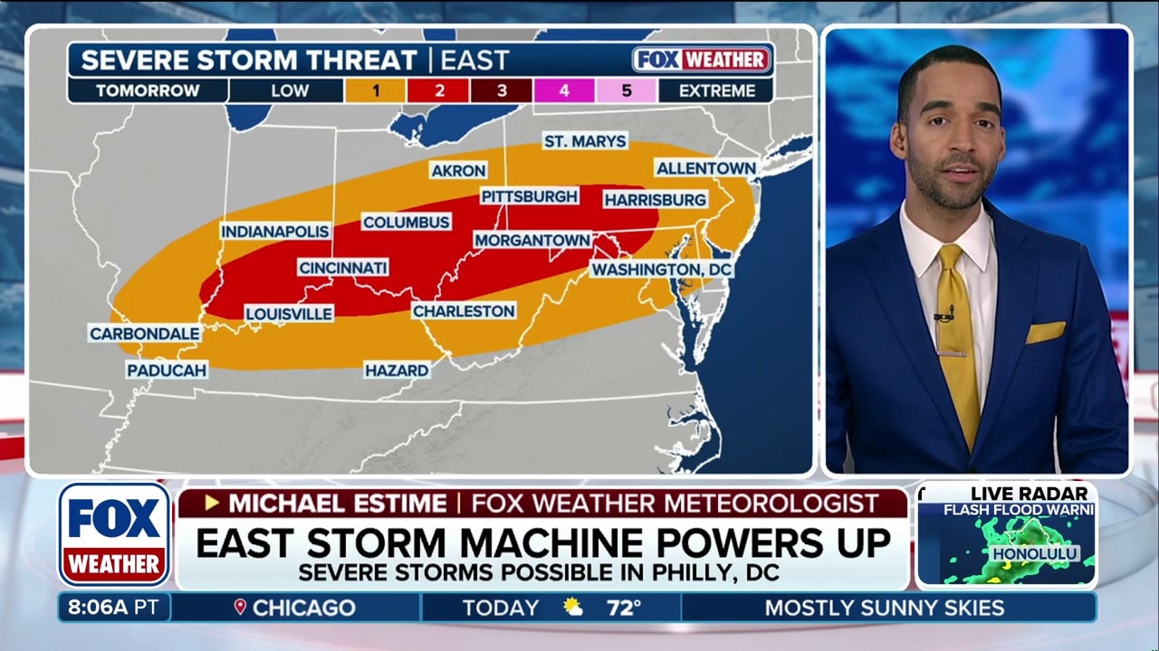 East bracing for last blast of winter, rain and severe weather heading into work week