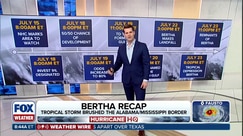Recapping Tropical Storm Bertha's journey through the Gulf