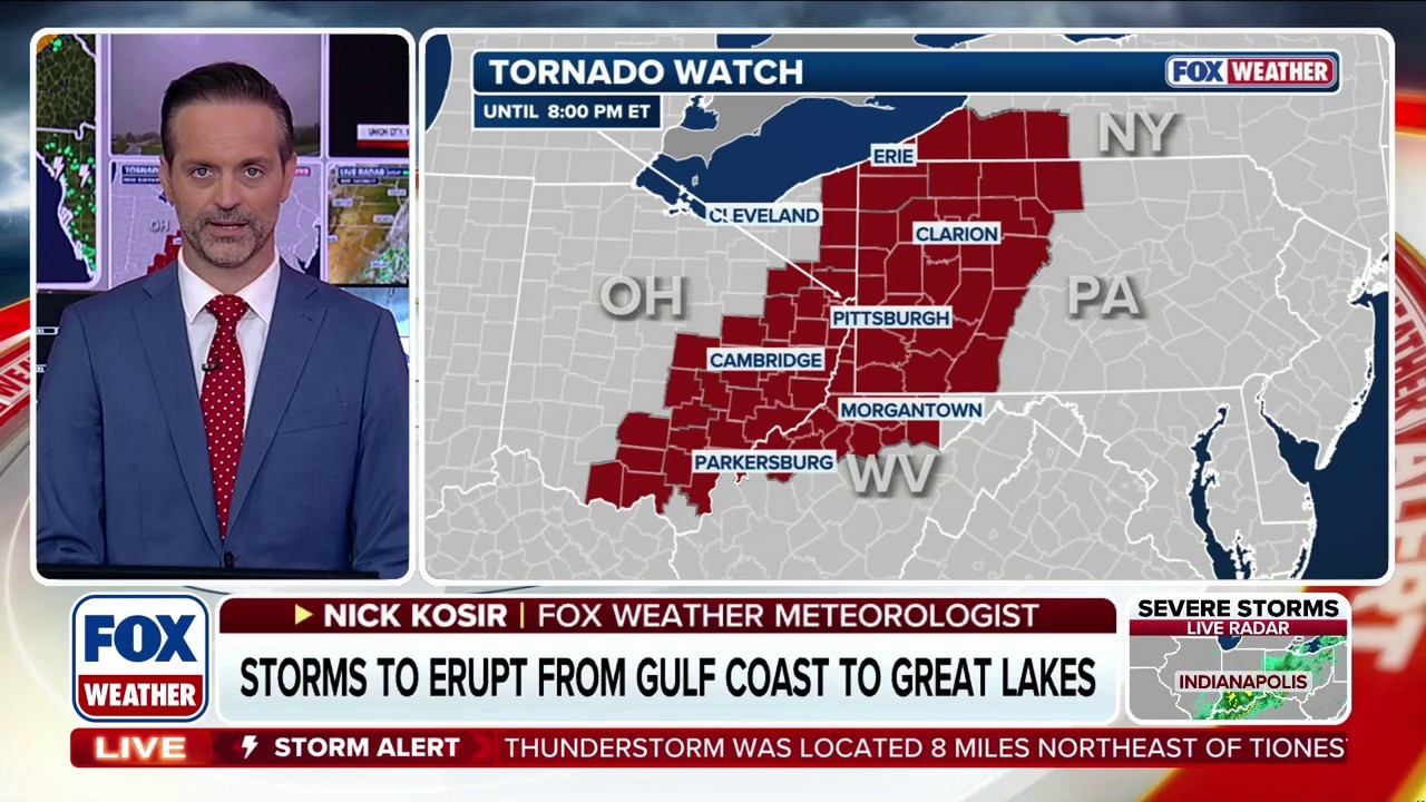 Severe storm threat looms into Saturday evening