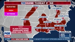 Days of rain continue to plague the South with growing flash flood risks for millions