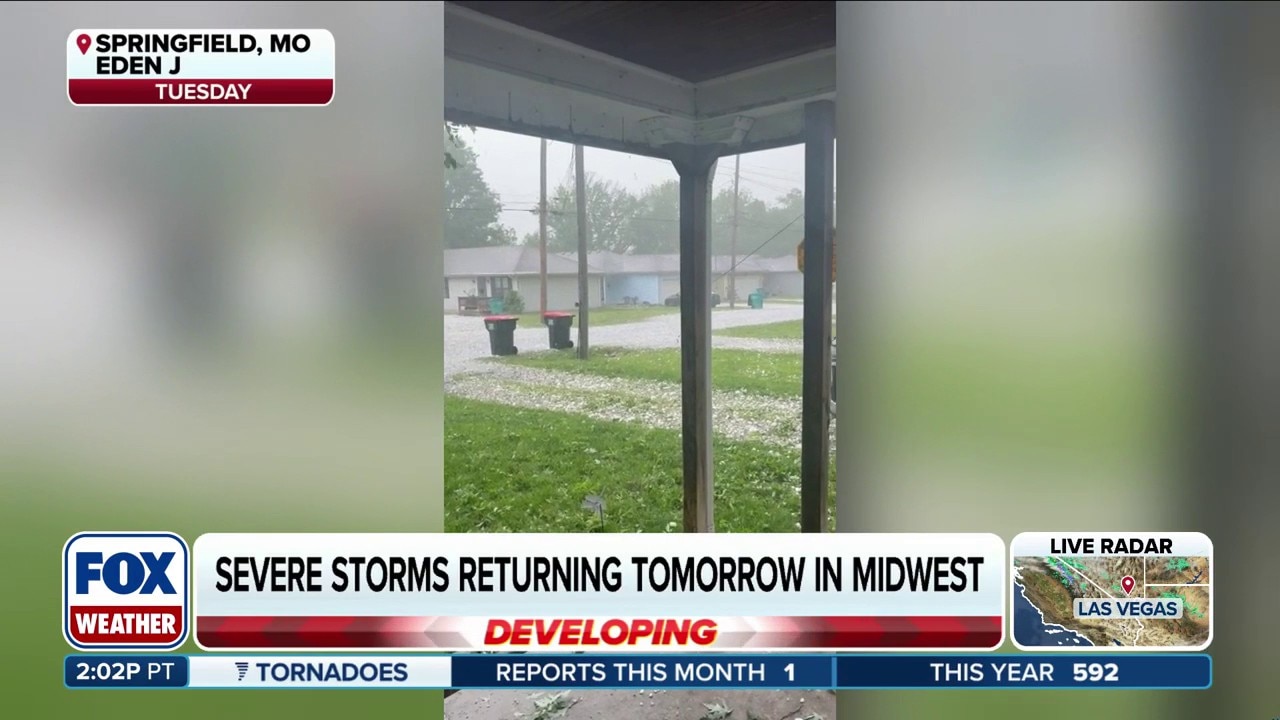 Severe weather expected to return to the Midwest this week bringing damaging winds and heavy rain