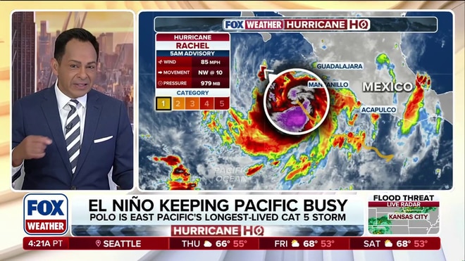 Rachel could become a major hurricane as its moisture begins to fuel dangerous U.S. flood threat